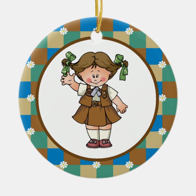 Nisse 1 julgransprydnad keramik (Framsidan)