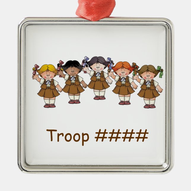 Nissegrupp Julgransprydnad Metall (Framsidan)