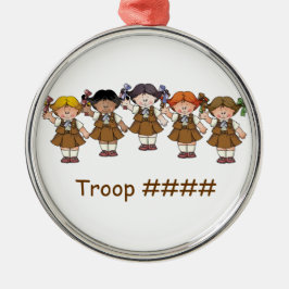 Nissegrupp Julgransprydnad Metall