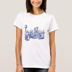 Nissemusikband som leker tubaen och trombonen tee shirt