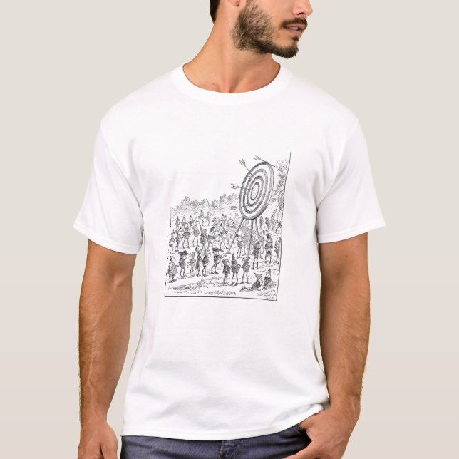 Nissen och bullseyes t-shirt (Framsida)