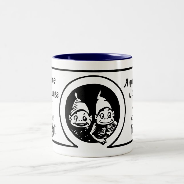 Nissena: Vi är varelser av natten Två-Tonad Mugg (Center)