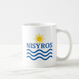 NISYROS Grekland-Sol Vinkarare Kaffemugg