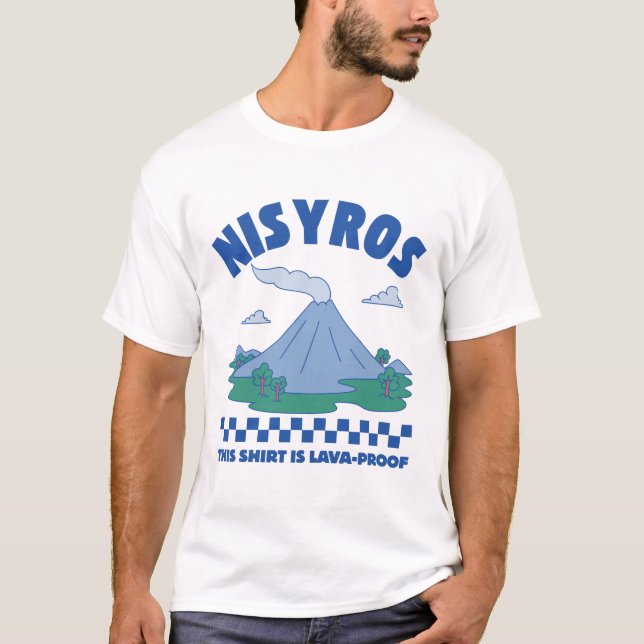 Nisyros: this shirt is lava-proof t (Framsida)
