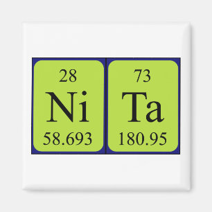 Nita Periodisk magnet bord namn