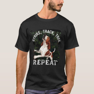 Nite Hunt Redtick Coonhound Anslag, Spår, Träd - T Shirt