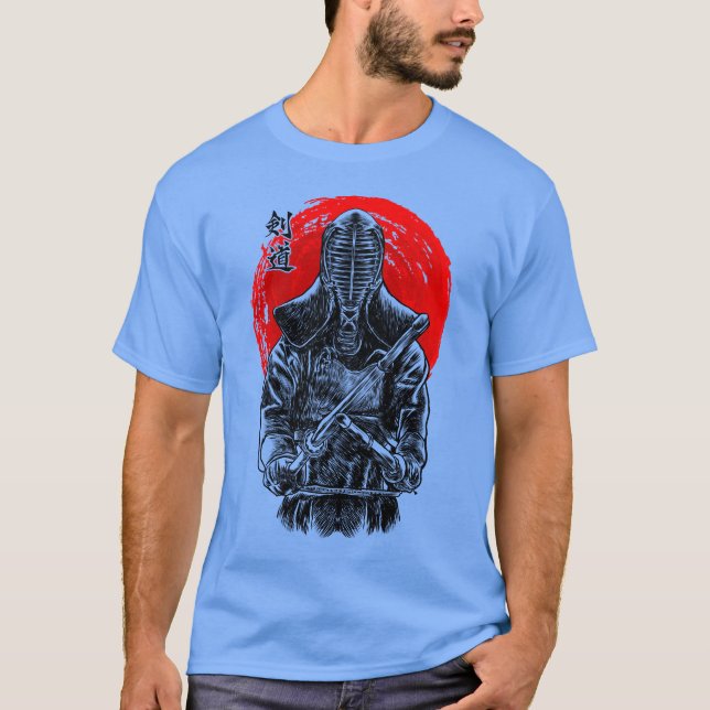 Nito Ryu Kendo: The Art of Dual Sword T Shirt (Framsida)