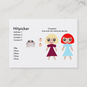 NitPicker-Affärskort Visitkort