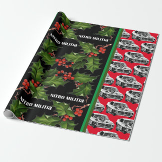 NITRO MILITIA-julomslutning papper #2 Presentpapper
