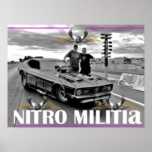 NITRO MILITIA-projektionsyta poster #9 (Framsidan)