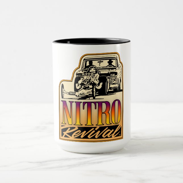 Nitro Revival - stora kaffekaffet Mugg (Center)