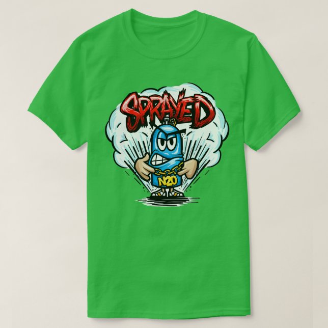 Nitrous Sprayed T Shirt (Design framsida)