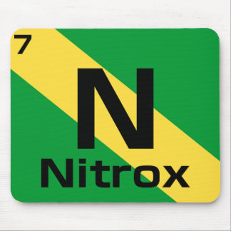 Nitrox Dive Flag Periodic Table Mousepad Musmatta