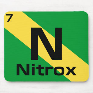 Nitrox Dykflagga Periodiska Systemet Musmattor