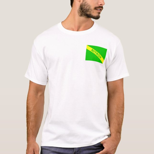 Nitrox-/dykflagga T-shirt (Framsida)