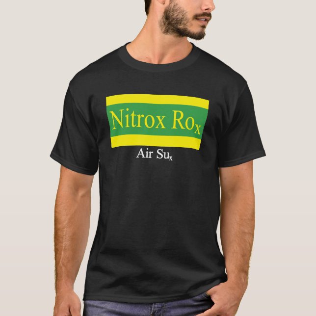 Nitrox Rox Mörk T-shirt (Framsida)