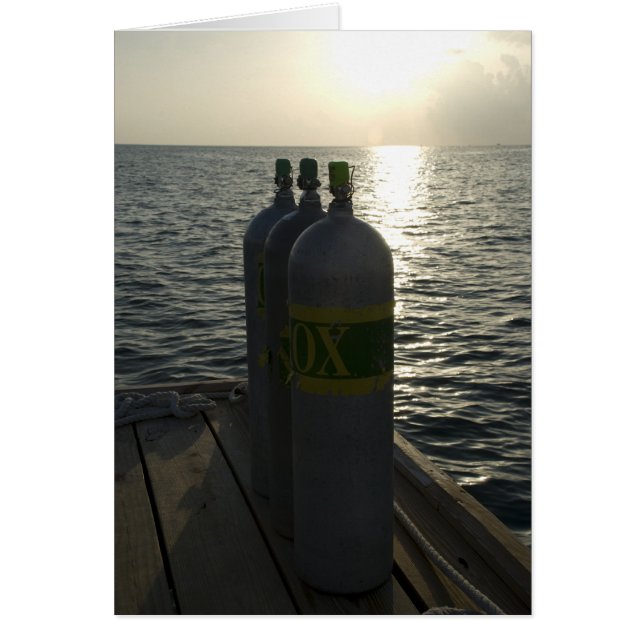 Nitrox Scuba-Tanker OBS Kort (Framsidan)