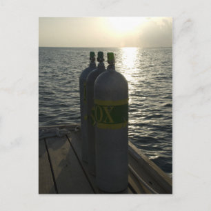 Nitrox Scuba-Tanker Vykort