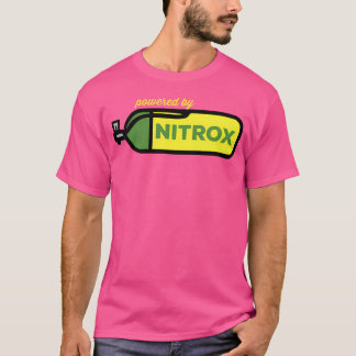 Nitrox som drivs av diver Dyka under vatten ta T Shirt