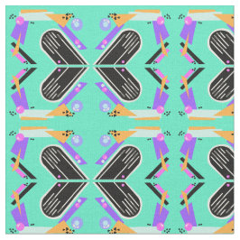 Nittio Neon Butterfly Mönster Tyg