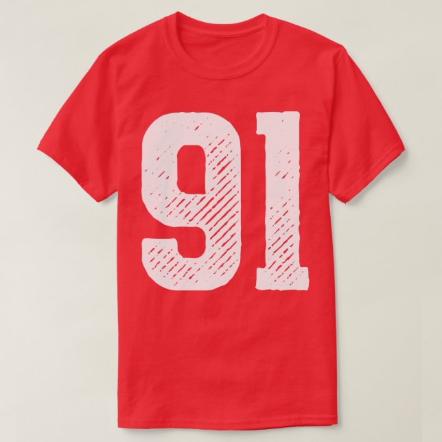 Nittioett 2 t shirt (Design framsida)