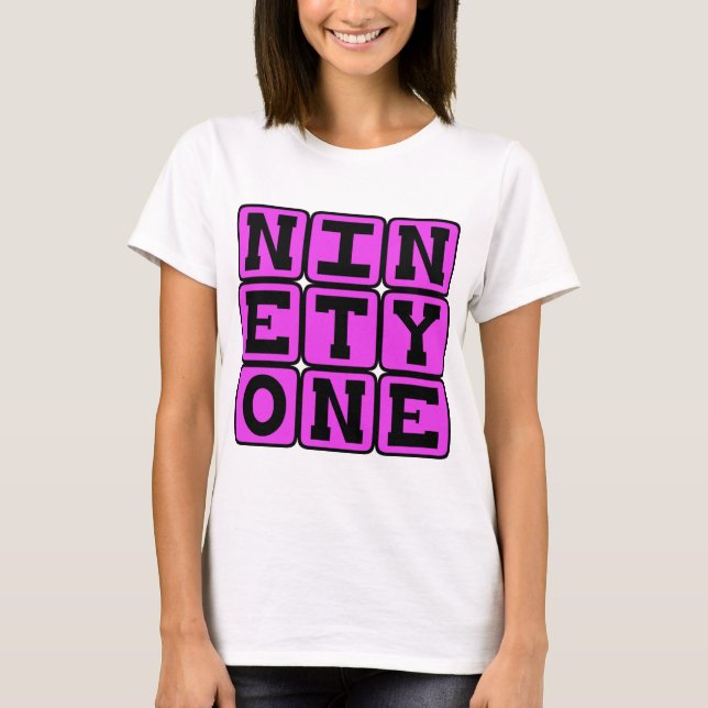 Nittioett, Nummer 91 Tee (Framsida)