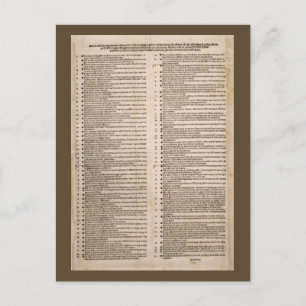 Nittiofem Theses (Martin Luther) Vykort