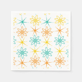 Nittonfemtio - atomer och stjärnor napkin pappersservett