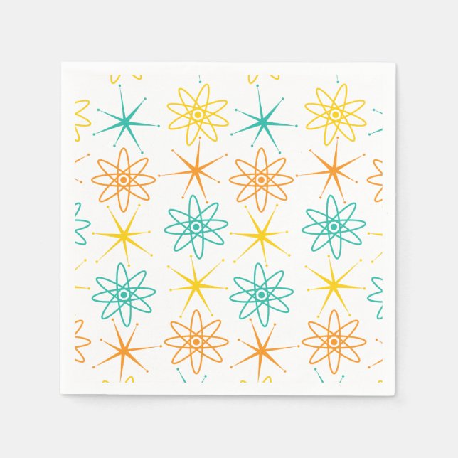 Nittonfemtio - atomer och stjärnor napkin pappersservett (Framsidan)