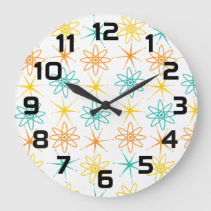 Nittonfemtio - atomer och stjärnor stor klocka