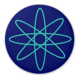 Nittonfemtio - grönt atom knopp