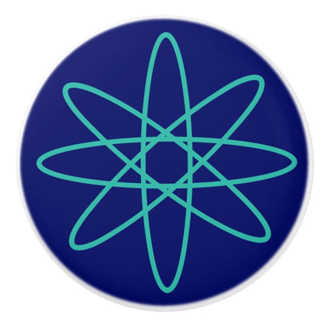 Nittonfemtio - grönt atom knopp (Framsidan)