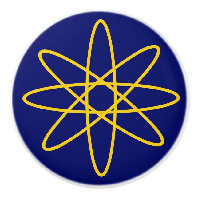 Nittonfemtio - gultens atomknopp knopp (Framsidan)