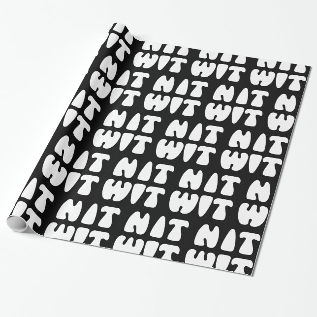 NITWIT WRAPPING PAPPER PRESENTPAPPER (Utrullad)