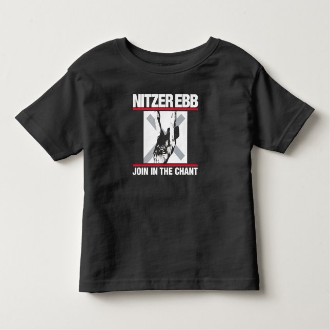 Nitzer Ebb Går med i chanten T Shirt (Framsida)