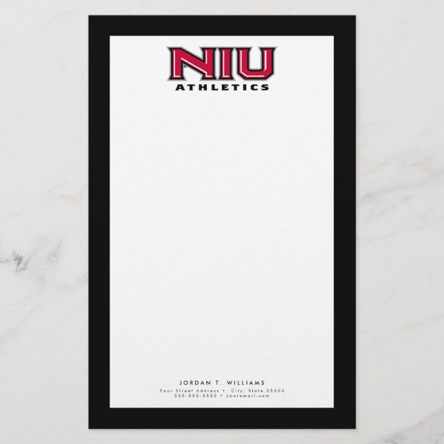 NIU Athletics Brevpapper (Framsida)