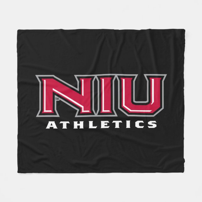 NIU Athletics Fleecefilt (Framsidan (Horisontell))