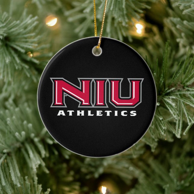 NIU Athletics Julgransprydnad Keramik (Träd)