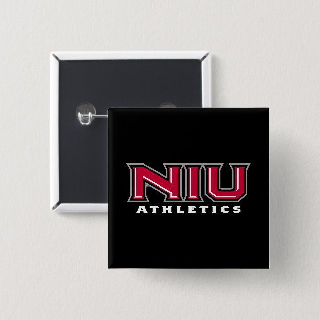 NIU Athletics Knapp (Framsida & baksida)