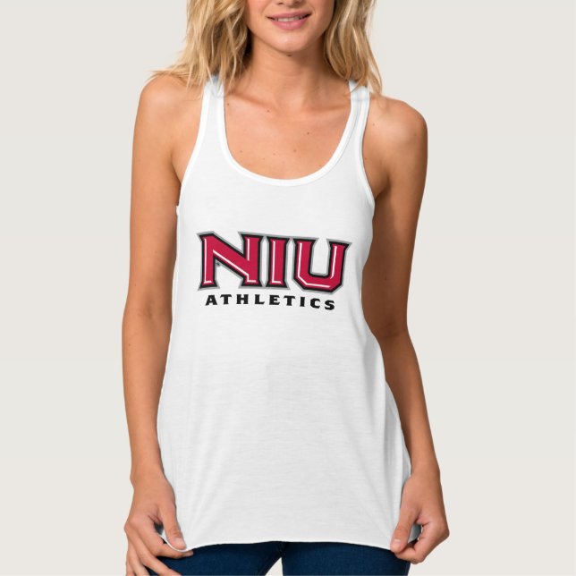 NIU Athletics Linne Med Racerback (Framsida)