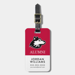 NIU Huskies Alumni Bagagebricka