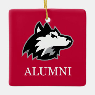 NIU Huskies Alumni Julgransprydnad Keramik