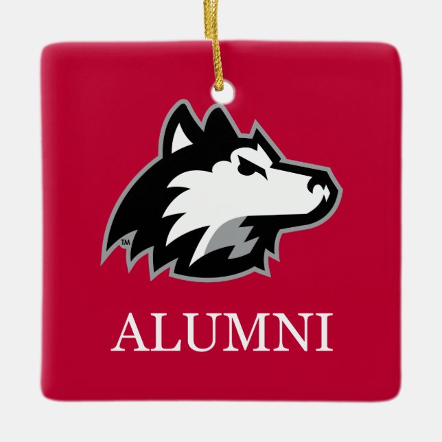 NIU Huskies Alumni Julgransprydnad Keramik (Framsida)