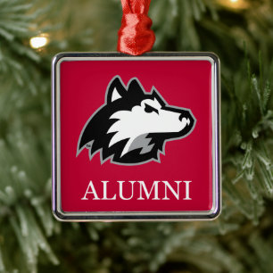 NIU Huskies Alumni Julgransprydnad Metall