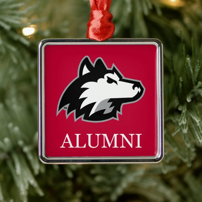 NIU Huskies Alumni Julgransprydnad Metall (Träd)