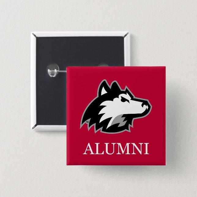 NIU Huskies Alumni Knapp (Framsida & baksida)