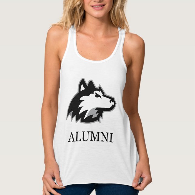 NIU Huskies Alumni Linne Med Racerback (Framsida)
