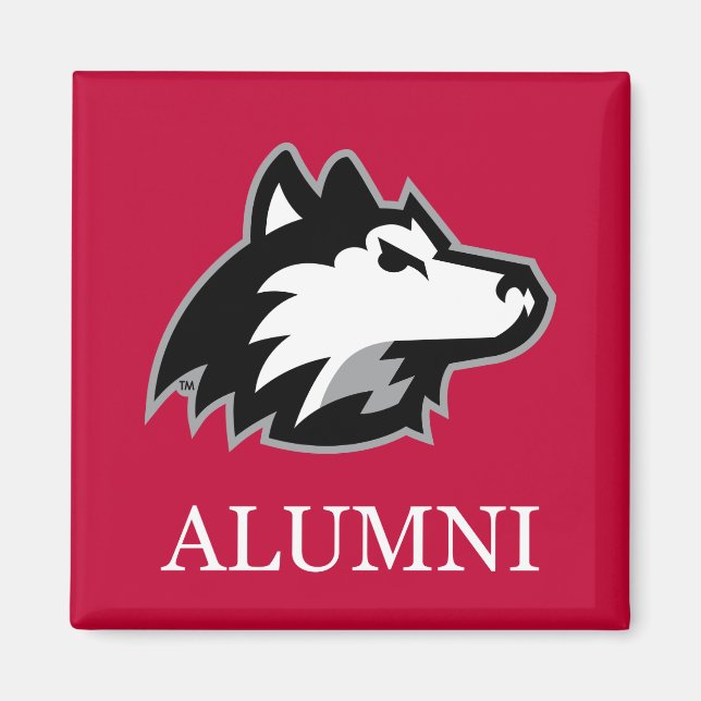 NIU Huskies Alumni Magnet (Framsidan)