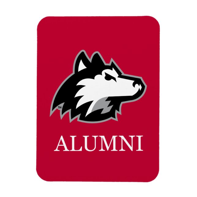 NIU Huskies Alumni Magnet (Vertikal)