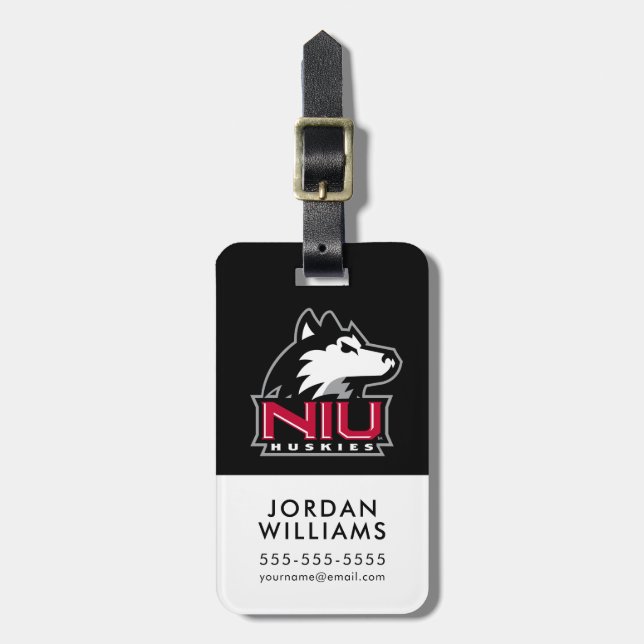 NIU Huskies Bagagebricka (Vertikal Framsida)